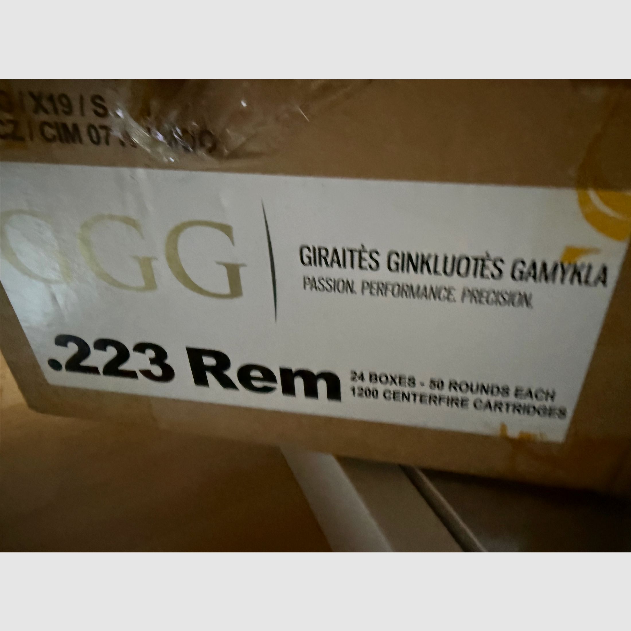 GGG .223 1200 pcs. 55gr FMJ