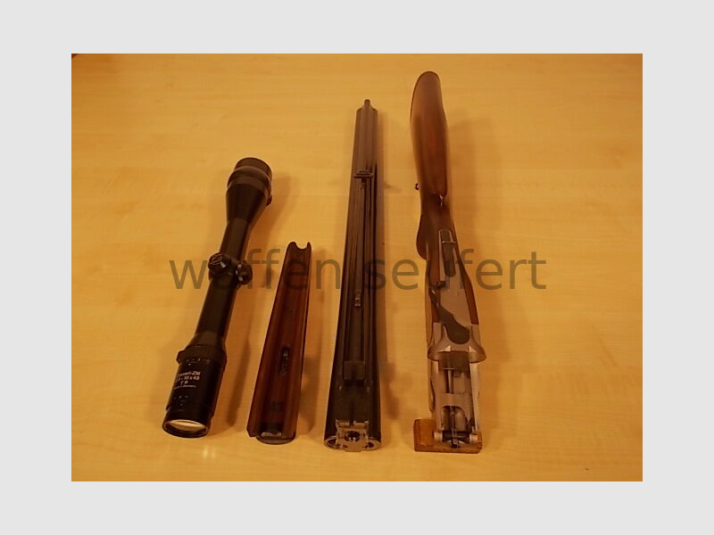 Krieghoff Plus Drilling + Kr-Einstecklauf. EL65 + Zeiss 2,5-10x48T*