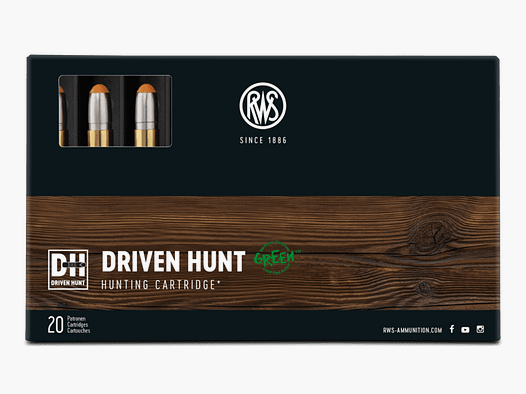 RWS Driven Hunt Kal. .308 Win. 10,7 g/ 165 grs. - 20 Stk.