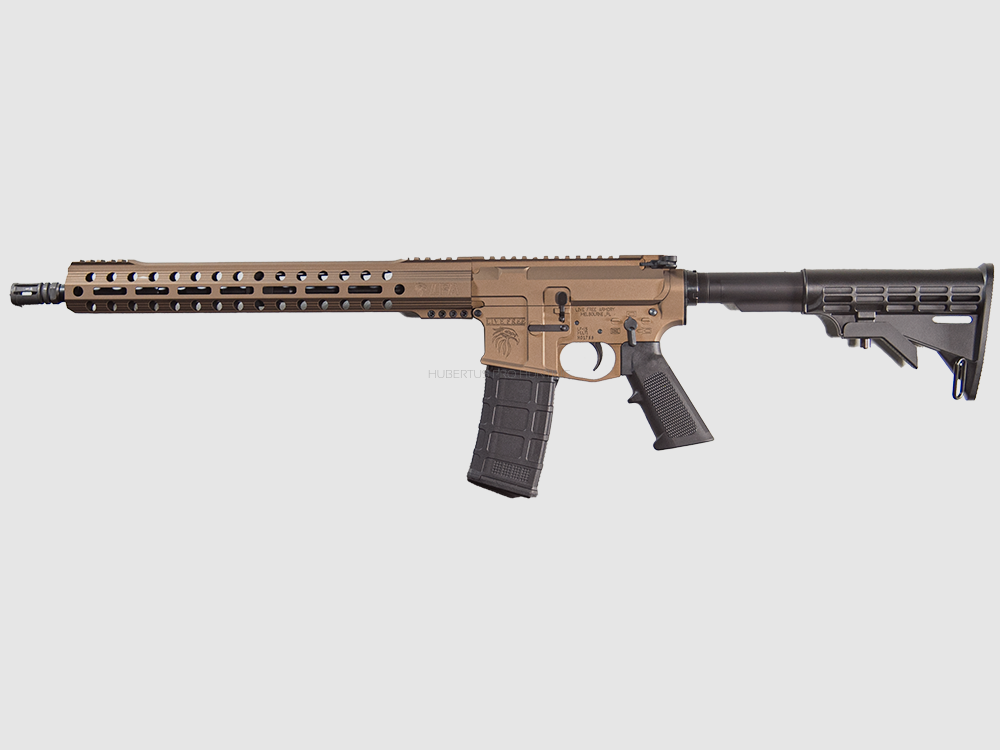 Carabina semiautomatica LFA LF556 Battle Rifle Bronze LEO, cal. 5,56x45mm / .223 Rem., canna 16"/406mm, immagine 2 di 2