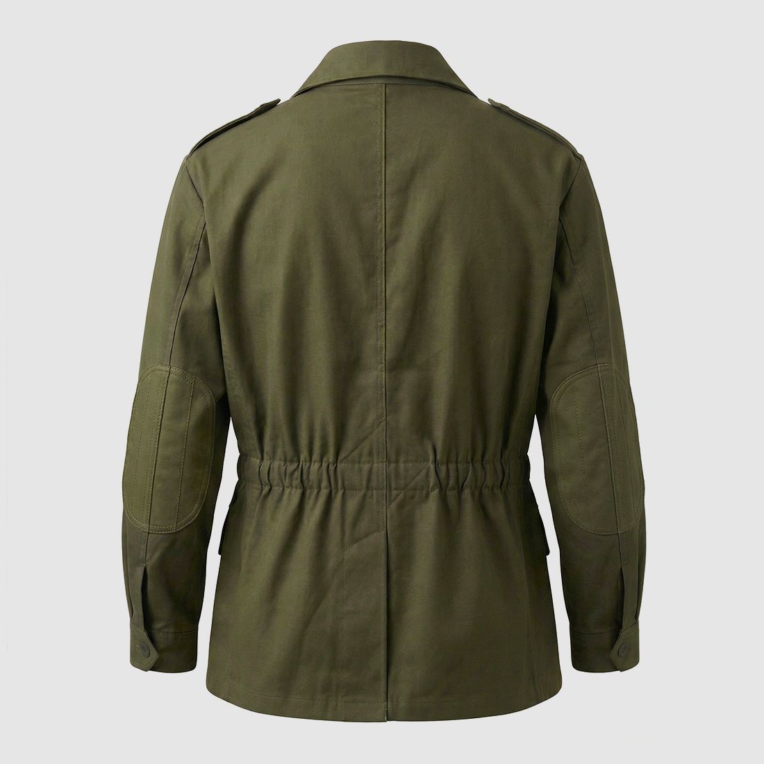 Feldjacke Militär Herren Olivgrün – Heritage Jacke mit Kordelzug, Bild 2 von 2