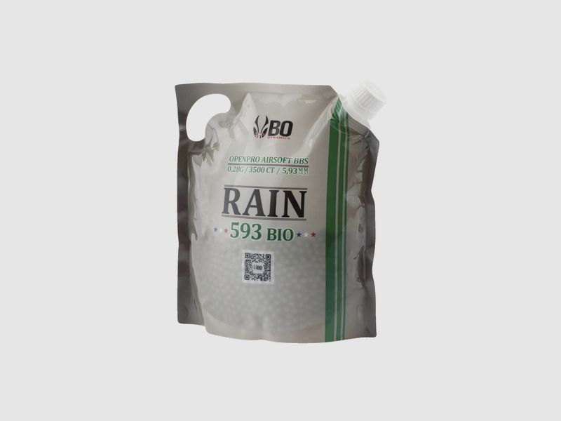 Weiße Kugeln Black Ops Rain Bio Kal.6mm 0.23g x 3500