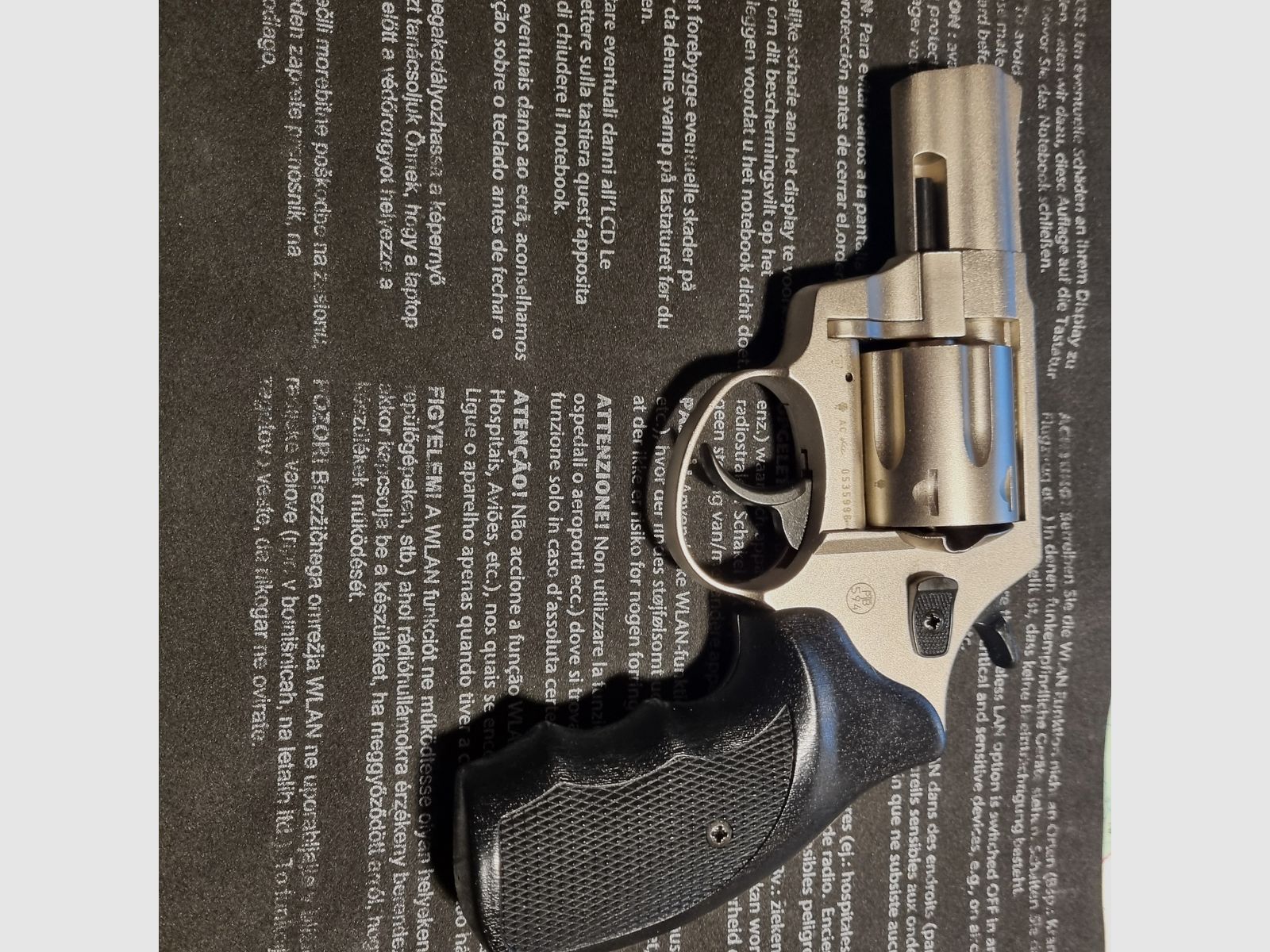 Röhm RG 89 N, nickel-plated, 9mm R blank, 10 rounds CS, 50 rounds blank, PTB 594 old model