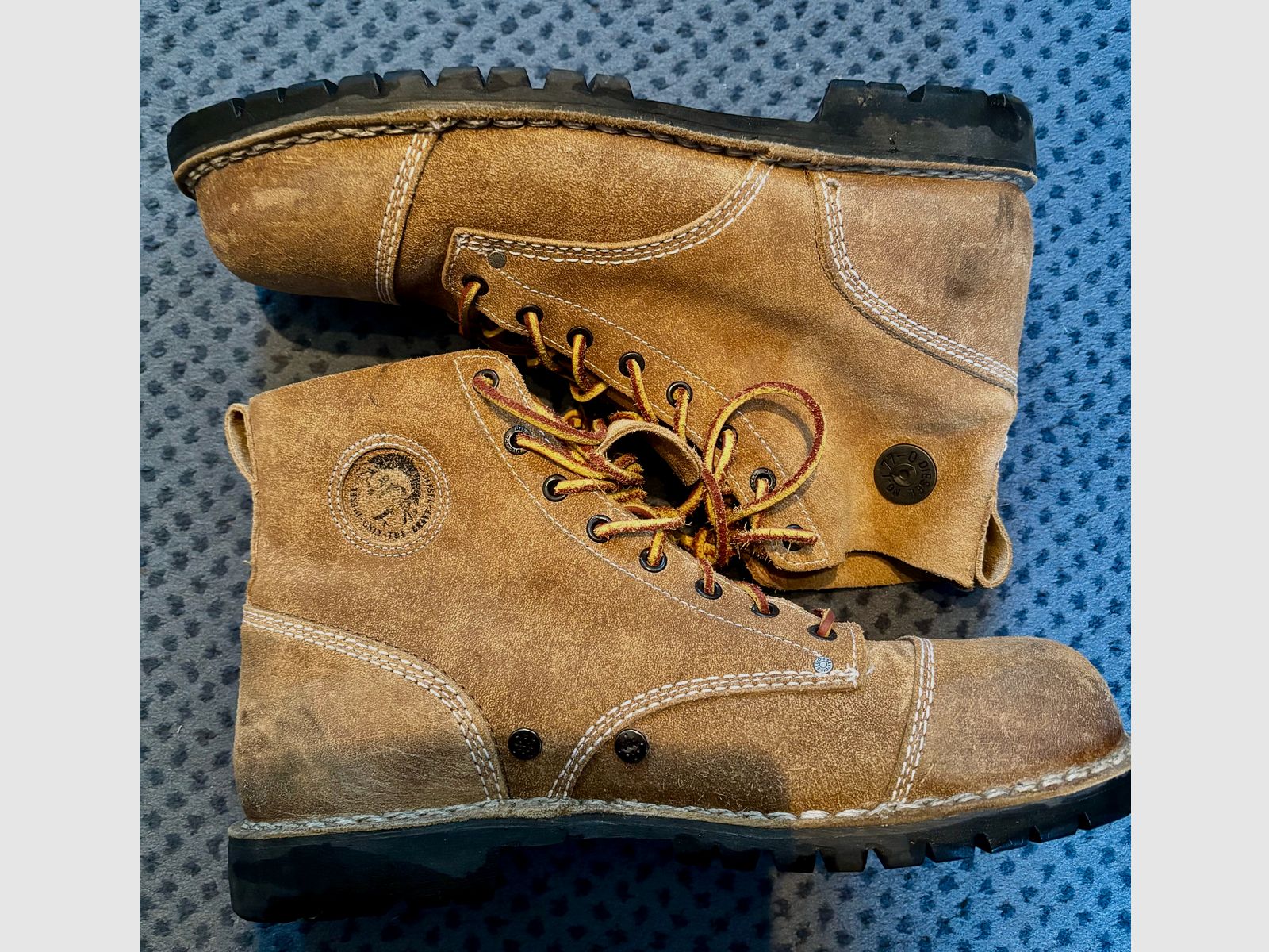 Safari boots by DIESEL size 44 Made in Italy