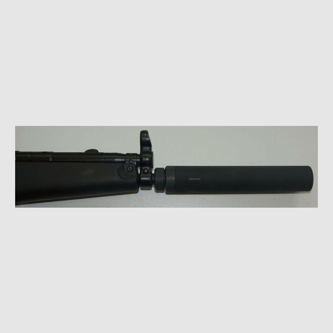 Schwaben Arms GmbH Silenciador para H&K SP5/MP5 clones, SAR M41-05 SD 3LUG QD 9mm Luger 3-bloqueo de espiga/ TriLock