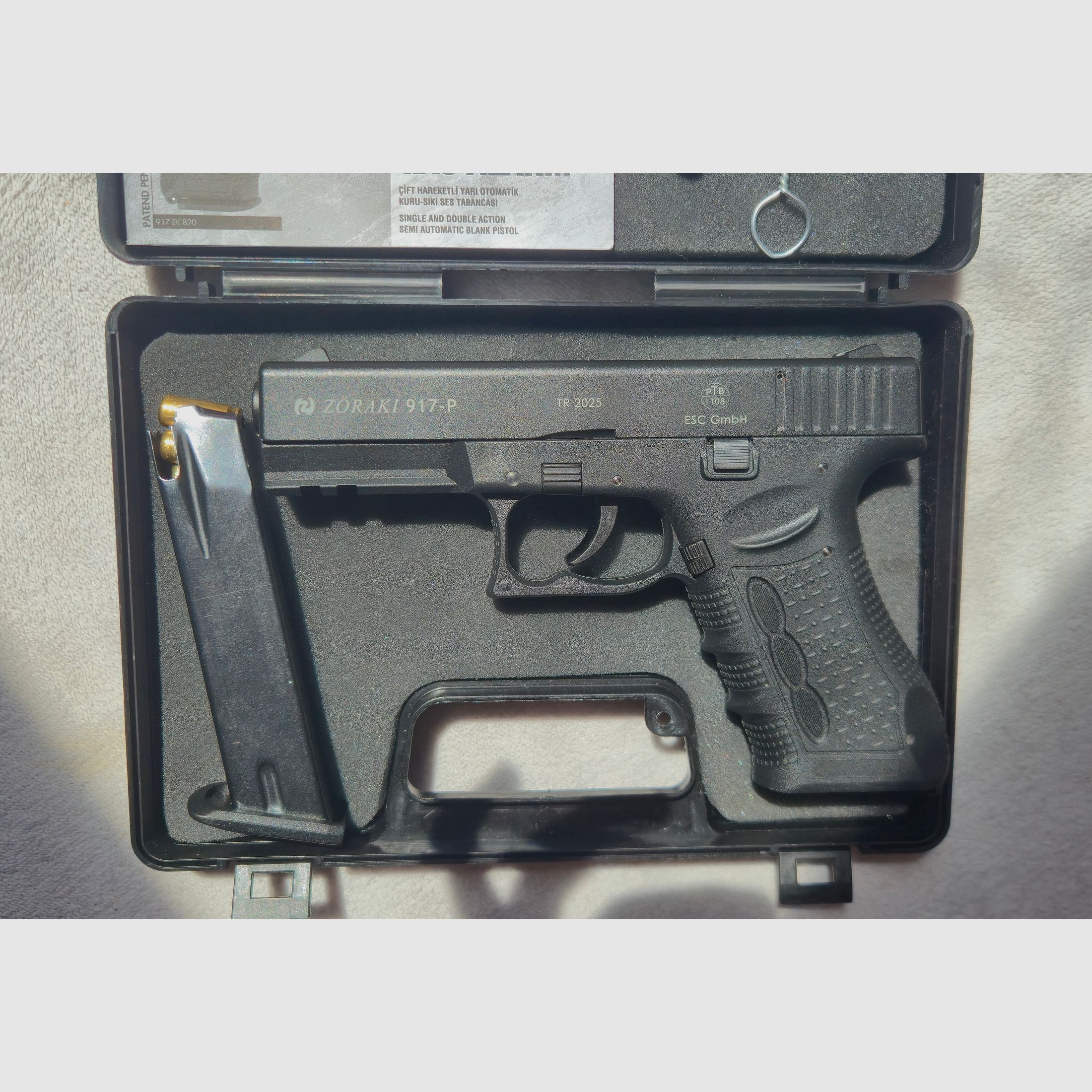 Pistola a salve Zoraki 917 / Nera, 9mm PAK