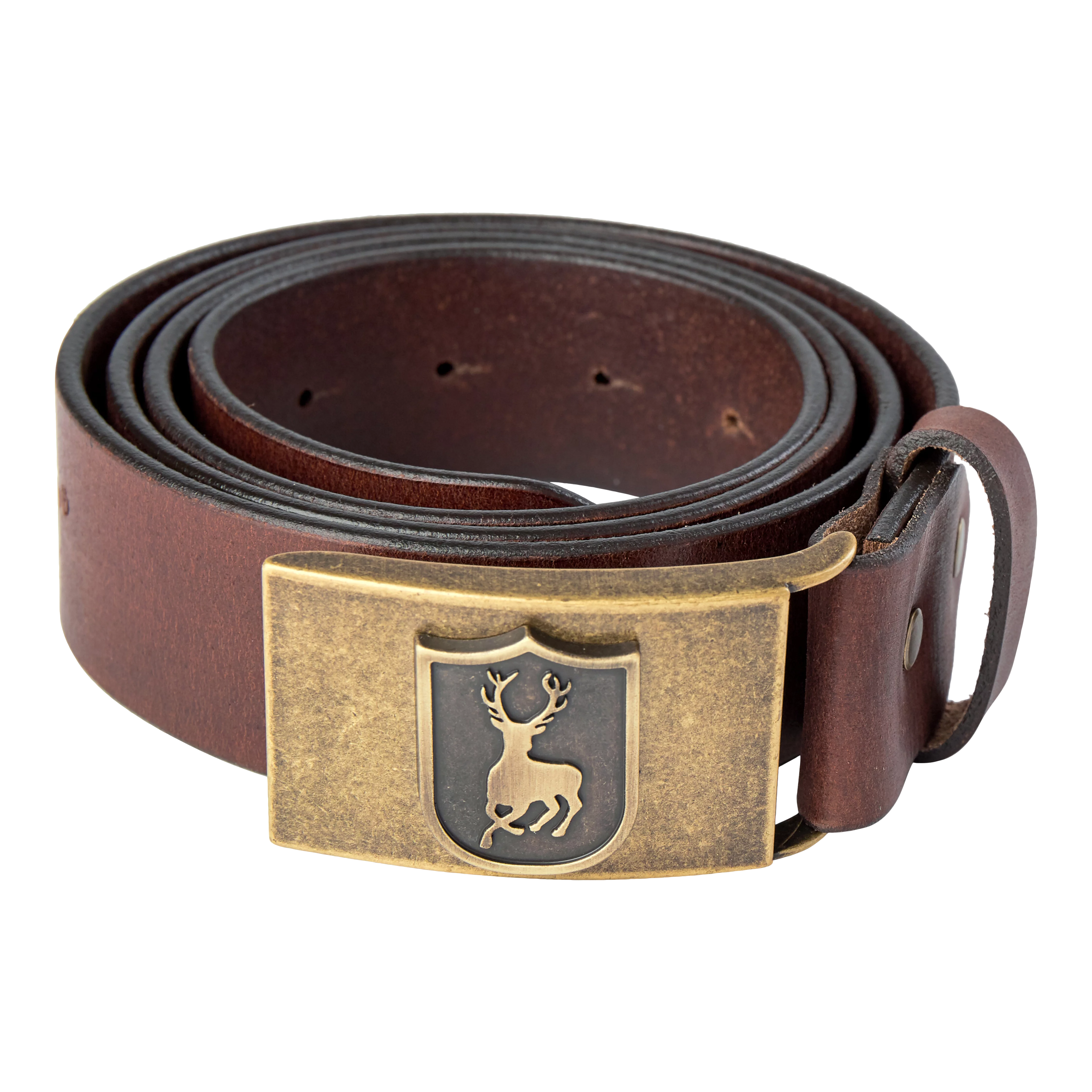 Leder Gürtel - Cognac Brown