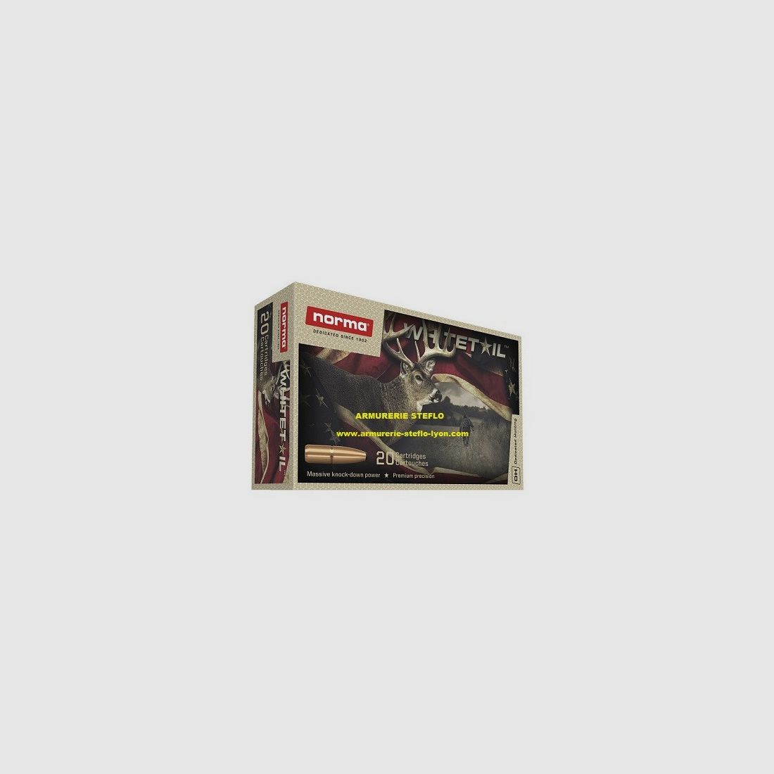 Norma 8x57JRS - Whitetail- 12,7g/196grs - (x20)