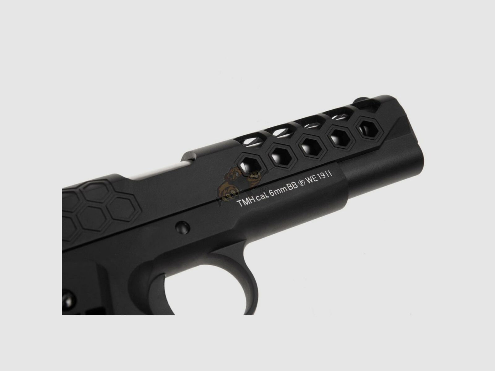M1911 Hex Cut Full Metal, GBB Czarny -F-