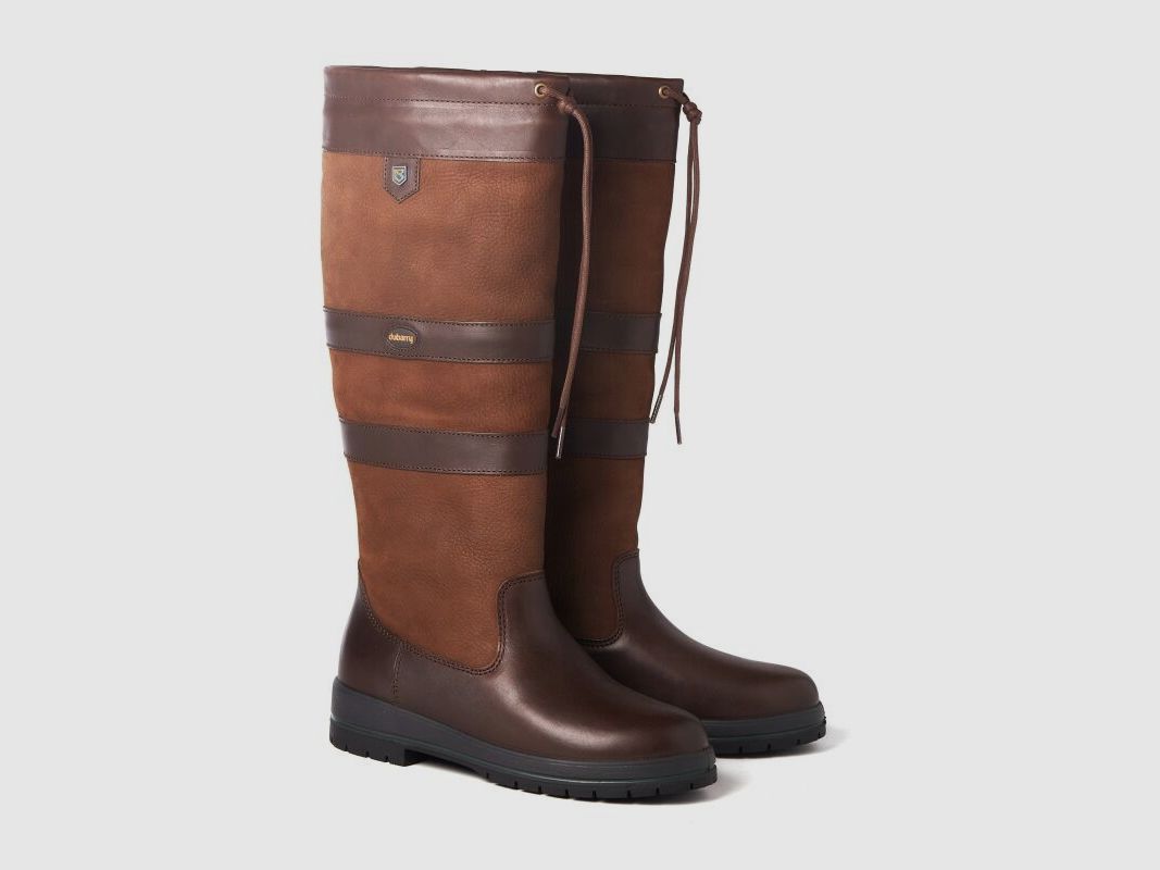 Dubarry Damen Lederstiefel Weit Galway ExtraFit  FB. Walnut