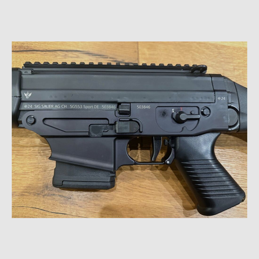 SIG SAUER AG Suisse SIG 553 AL US Sport Canon Court noir, image 3 sur 6