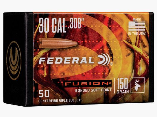 FEDERAL Fusion kogels – .308″ – 150 gr