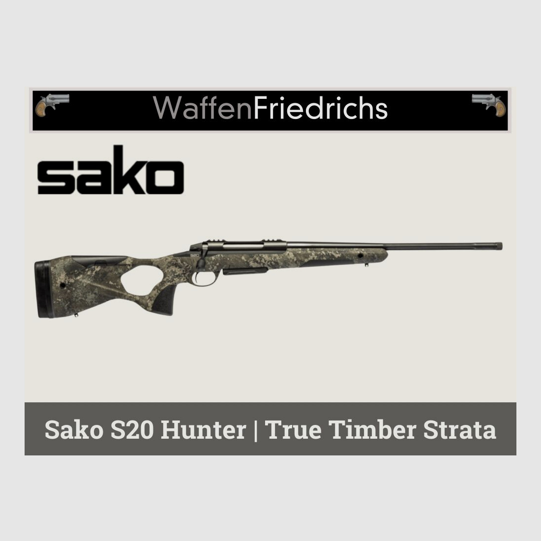SAKO	 S20 Hunter | True Timber Strata | LL 51 cm- Waffen Friedrichs