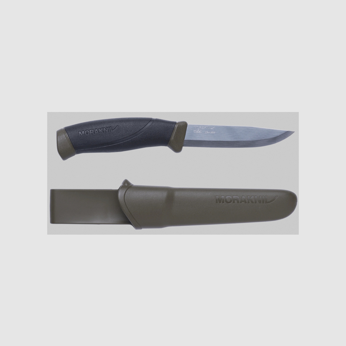 1 x MORAKNIV COMPANION S Universalmesser made in Sweden GREEN ! 10cm Klinge SGM® Stahl 56,5 HRC NEU