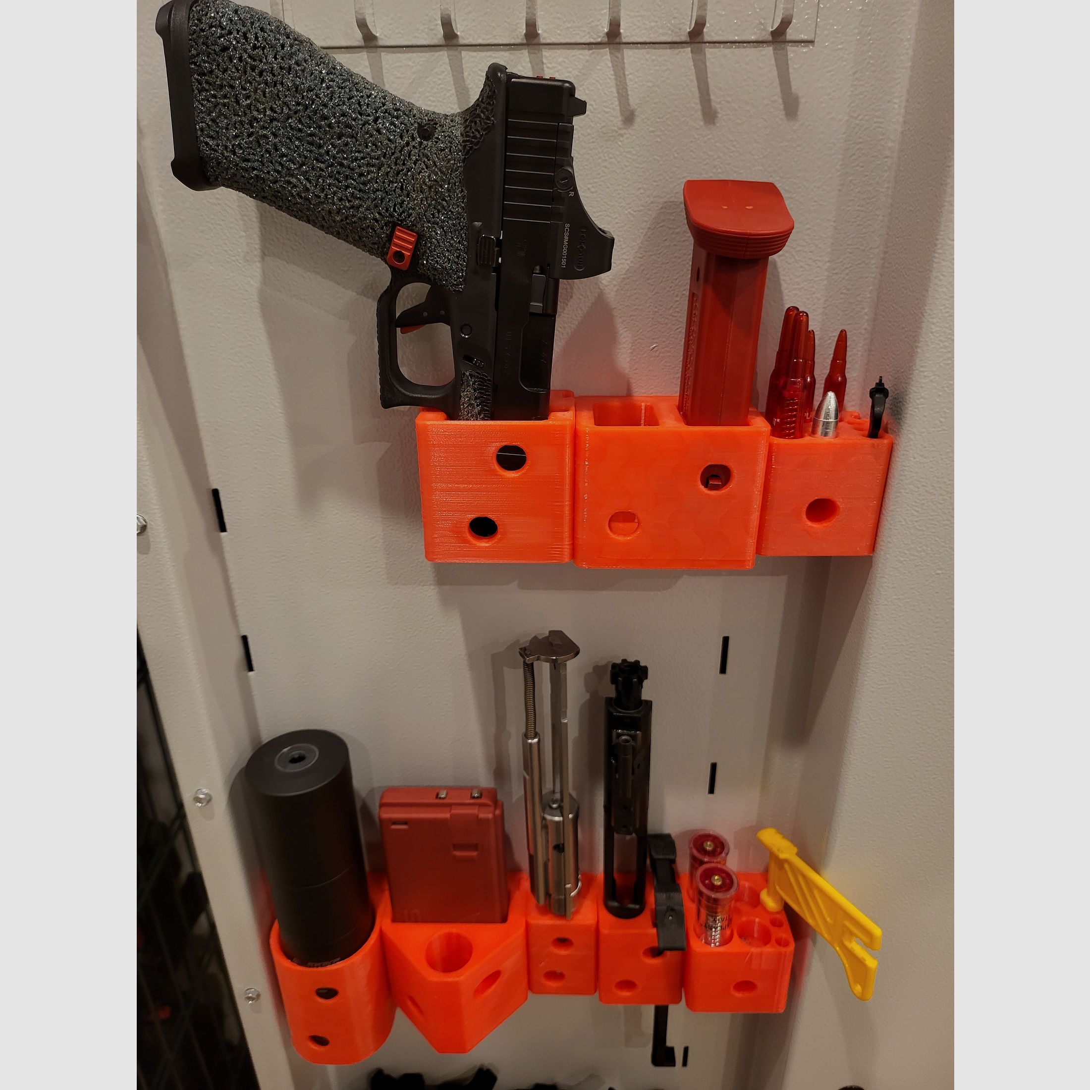 REVOLVER Halter universal Waffenschrank Organizer Magnet rutschfest