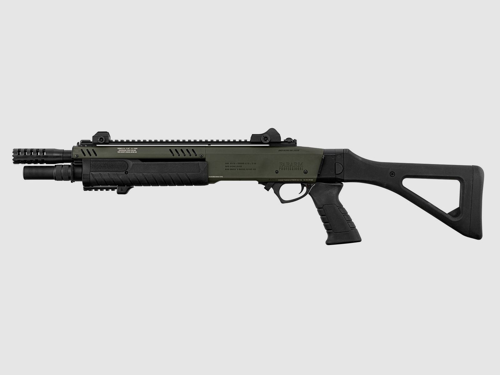 FABARM STF12 Compact OD Green 6mm - Airsoft Gas Non BlowBack