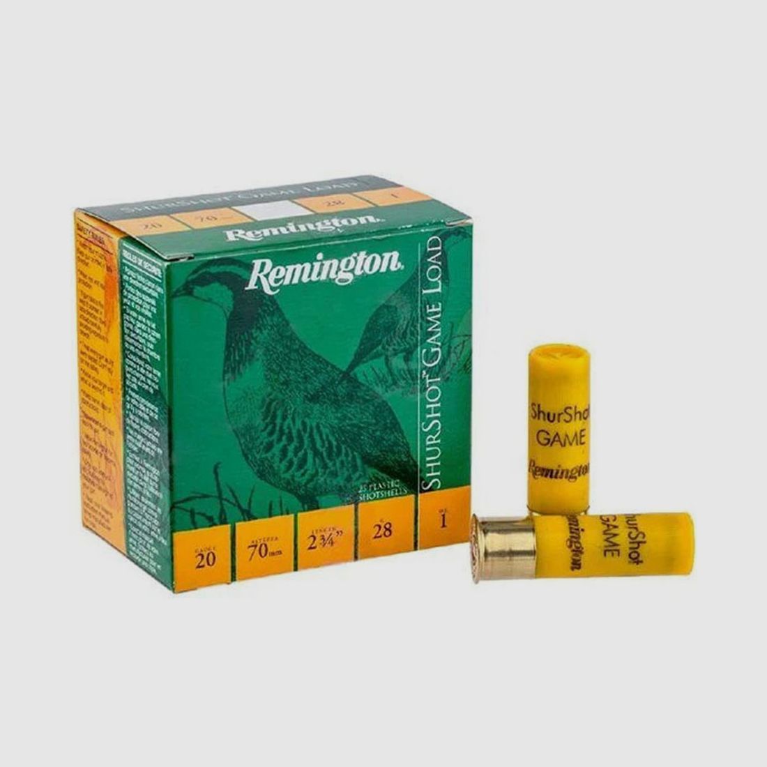 Jachtpatronen 20/70 REMINGTON Shurshot 28gr. P-0