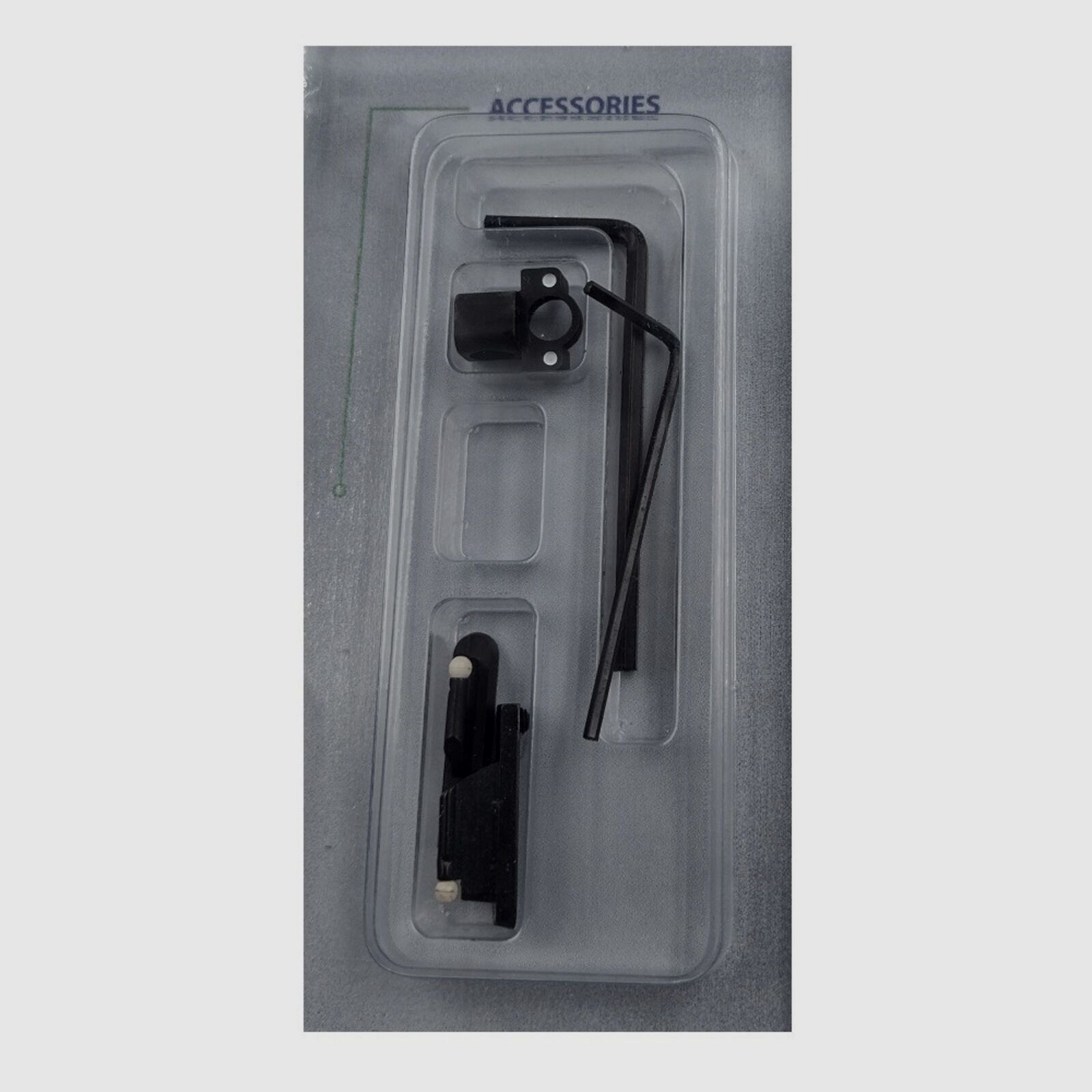 LPA STB Visierset Ghostring m/Dot weiß