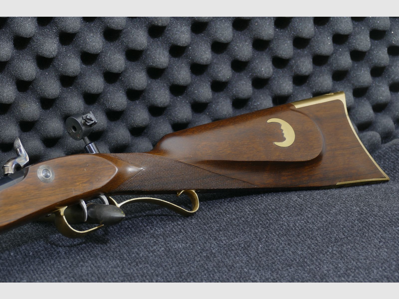 Volrderladergewehr Ardesa Hawken Match Rifle Creedmore - R-3081-C - , .45BlackPowder con diopter, molto curato (12)