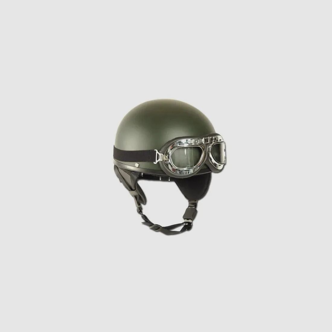 Mil-Tec Retro Helm Halbschale oliv