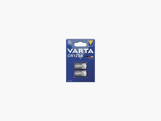 PILE VARTA LITHIUM CR123A X2