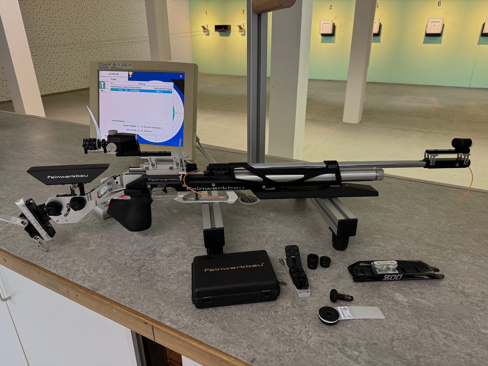 Feinwerkbau 800X support - Warranty until June 2027