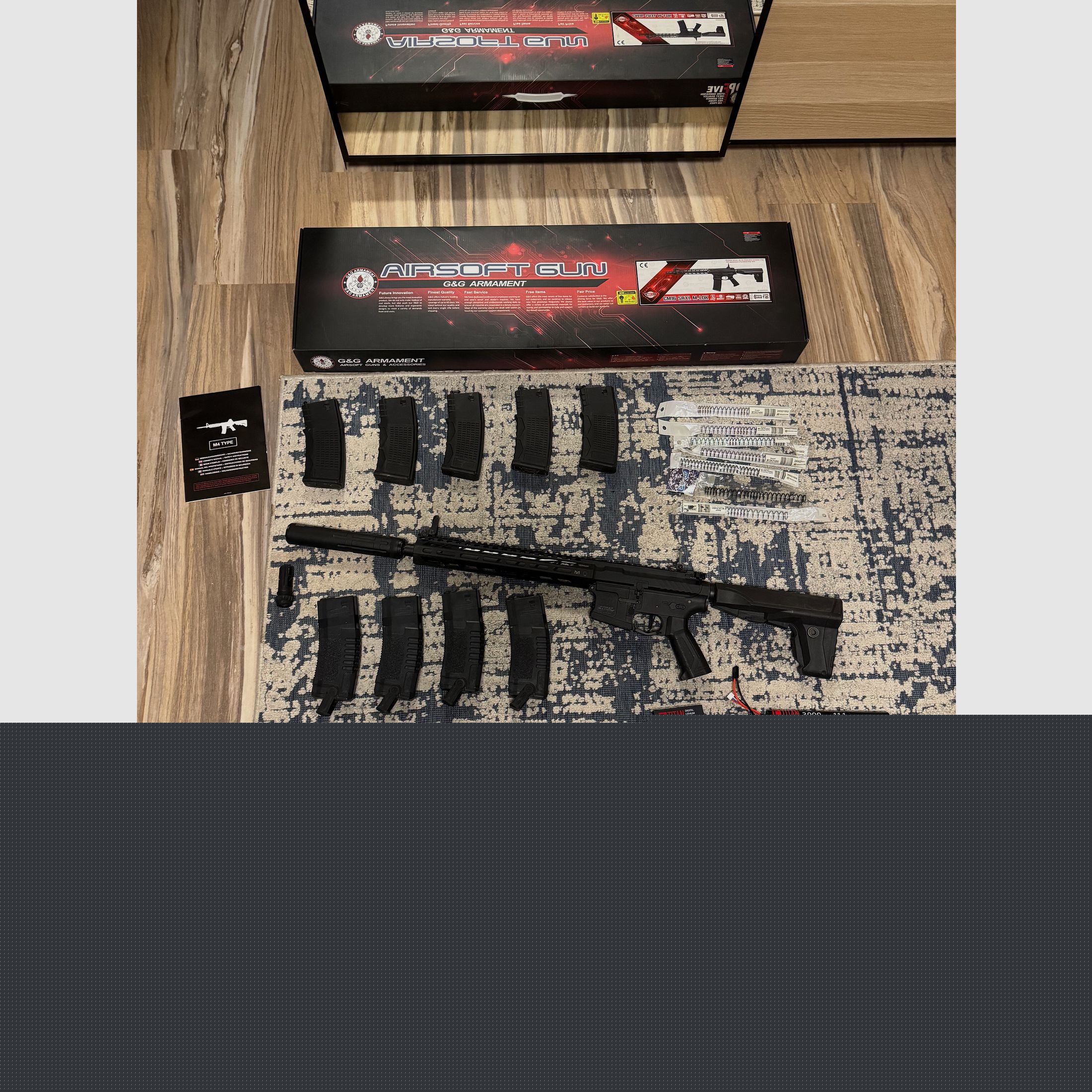 G&G CM16 SRXL M-Lok S-AEG Set