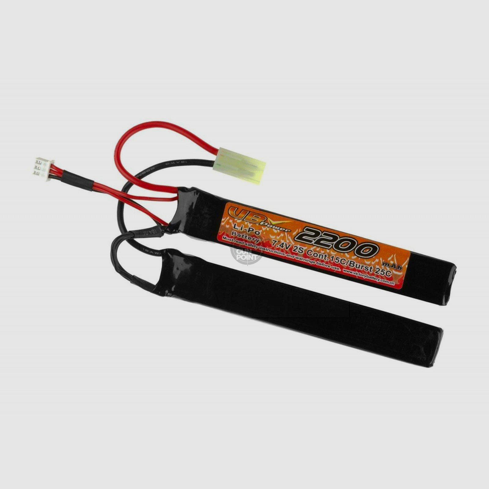 VB Power Lipo 7.4V 2200mAh 20C Twin Type