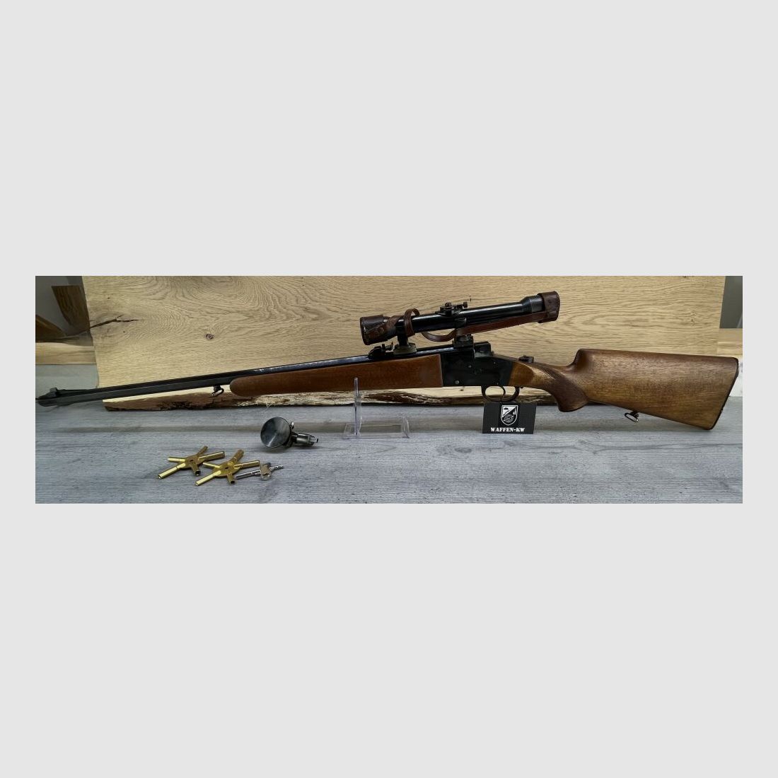 Fusil à bloc vertical - Fritz Langenhan Mod. 1936 + lunette Zielvier et .22lr