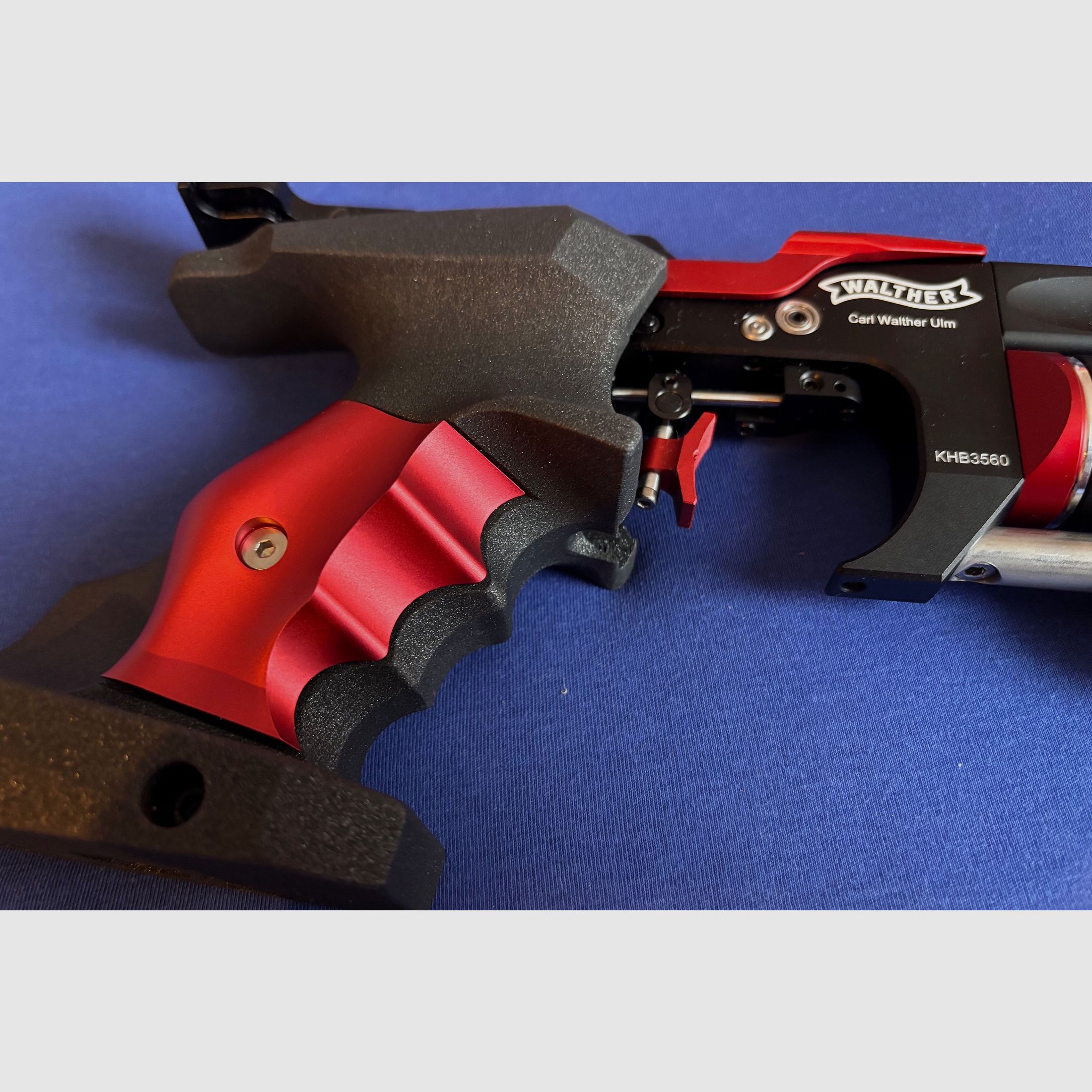 Walther LP500 Meistermanufaktur  / Oppervlak Droom in rood .. bijna nieuw