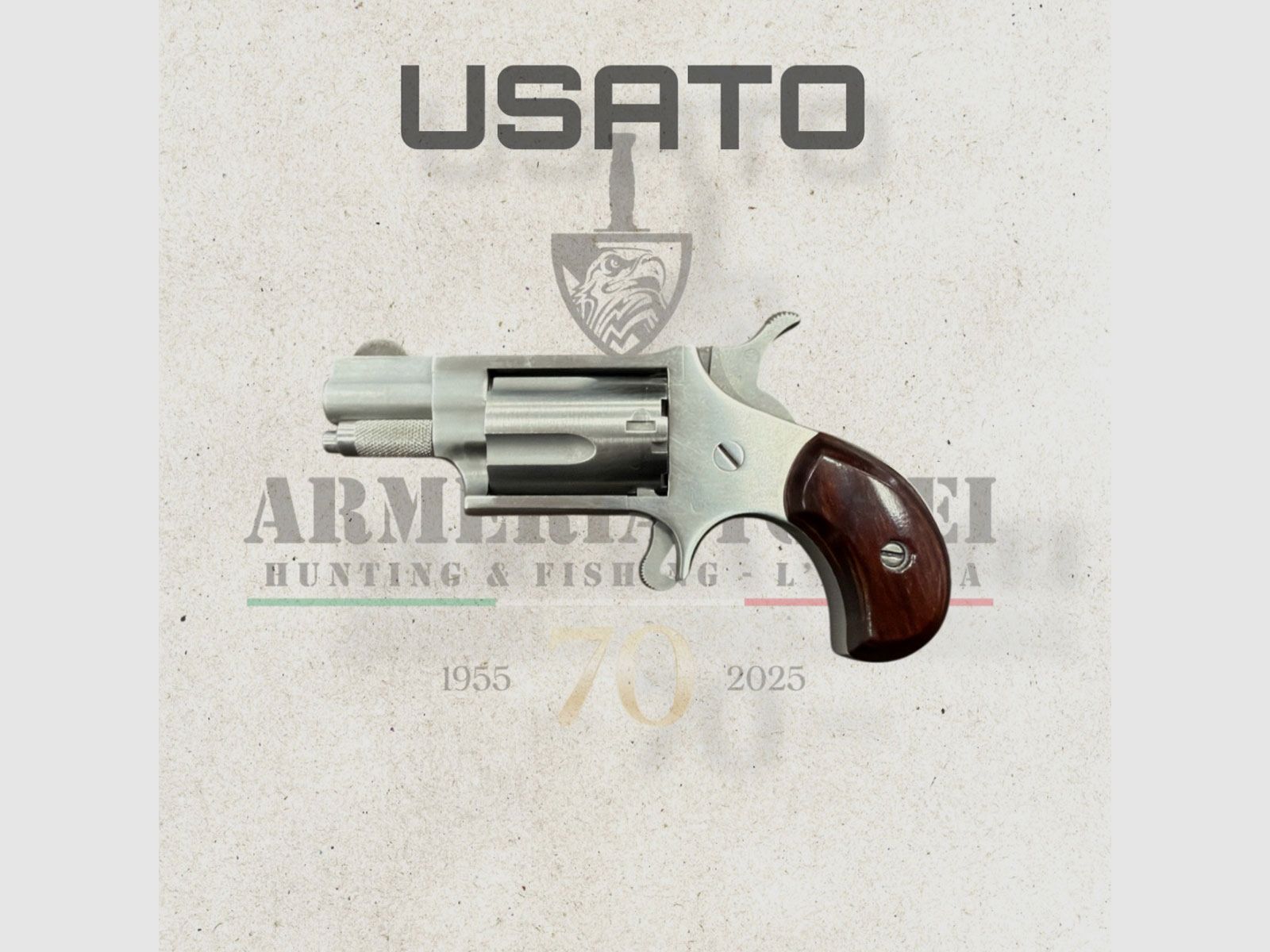 UTILISÉ – RÉVOLVER – NORTH AMERICAN NAA HOLSTER GRIP | 1.1/8″ | cal. 22LR, image 1 sur 4
