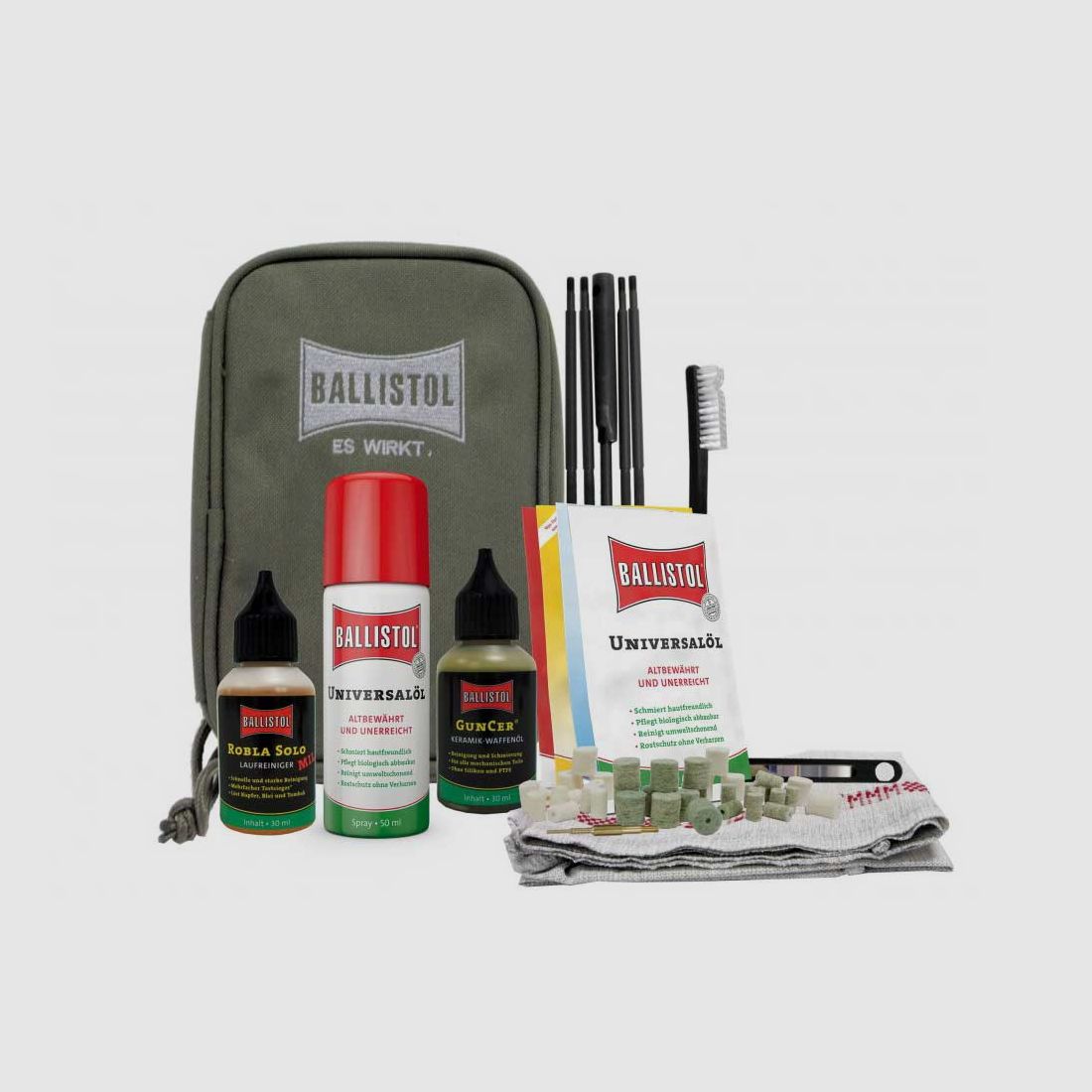 Ballistol Waffen-Reinigungstasche (44-teilig)
