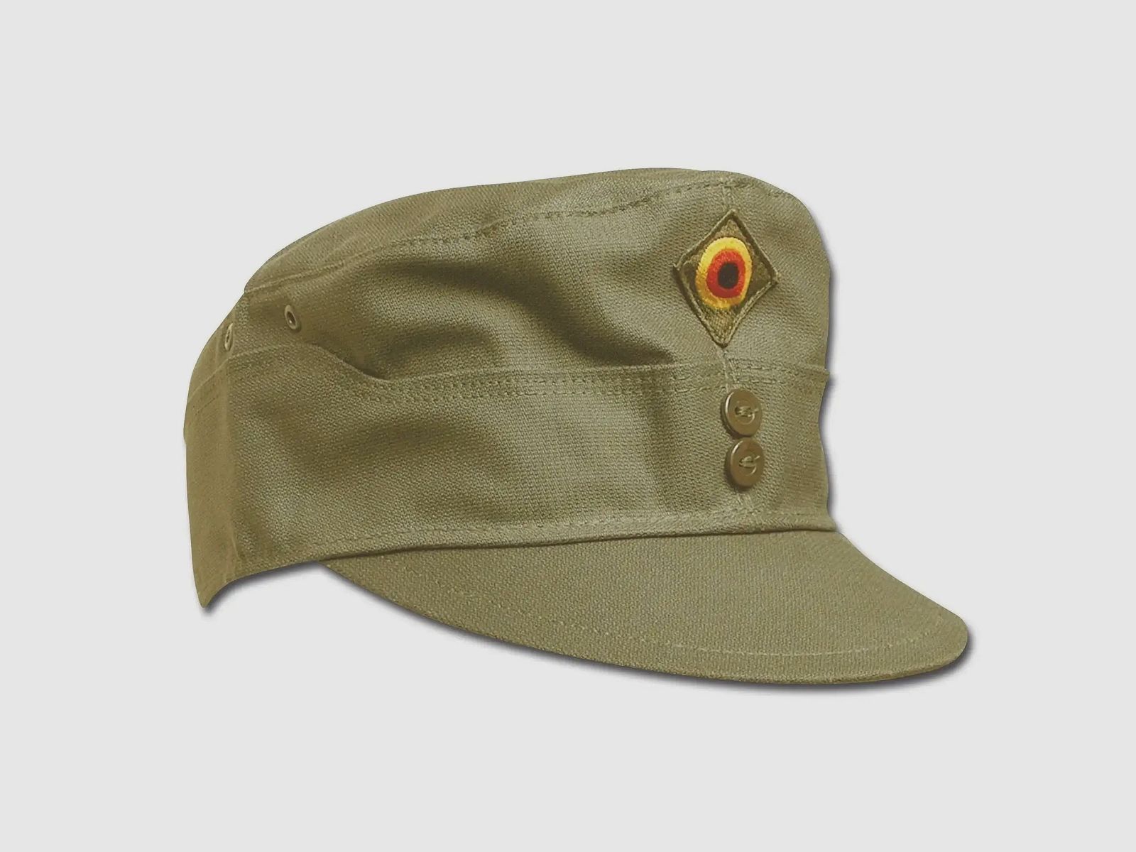 Bundeswehr Oryginalna Bundeswehr Oryginalna Czapka Polowa Górski Łowca - Oliwkowy / 55