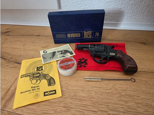 Röhm RG76 Schreckschusswaffe  Waffe Gas Pistole 6mm inkl Patronen