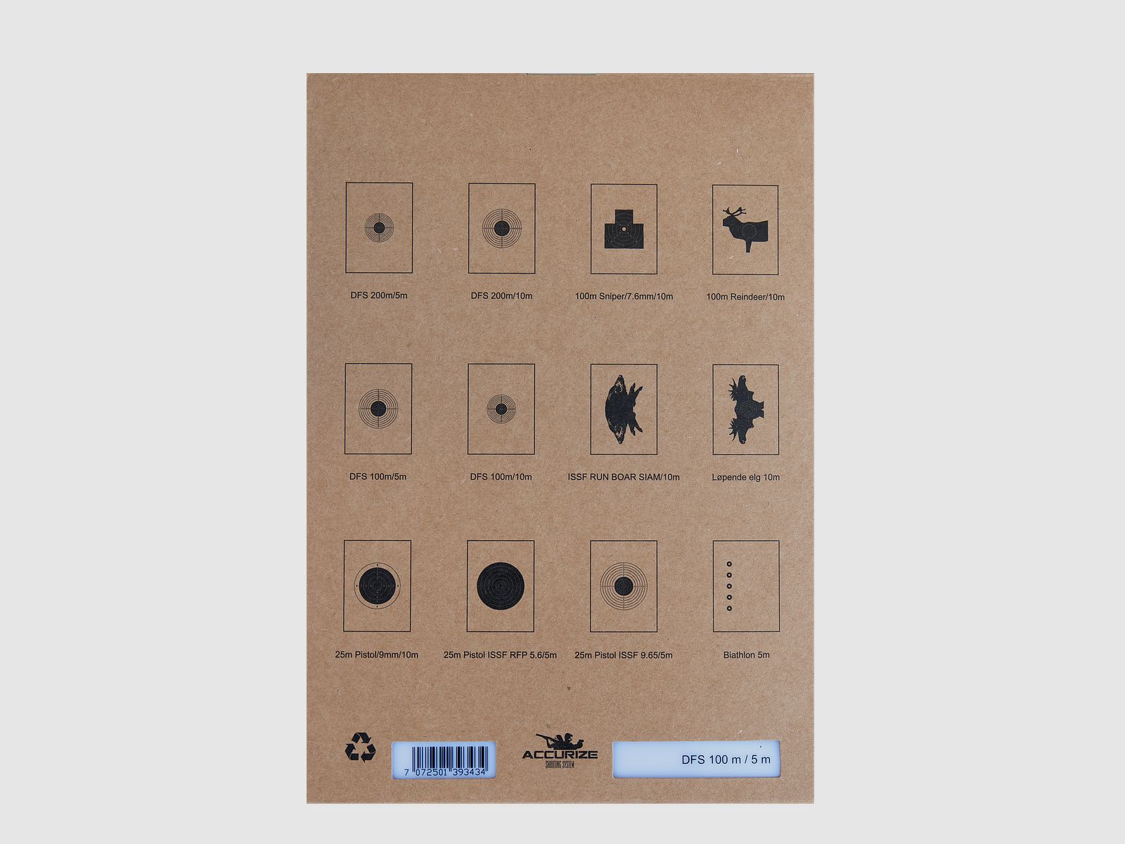 Target for Accurize Shooting System