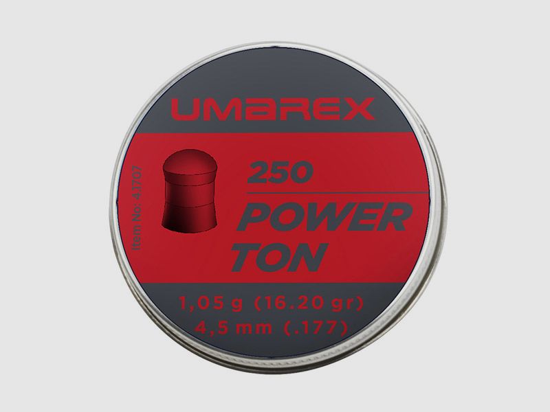 Rundkopf Diabolos Umarex Power Ton Kaliber 4,5 mm 1,05 g glatt 250 StĂĽck