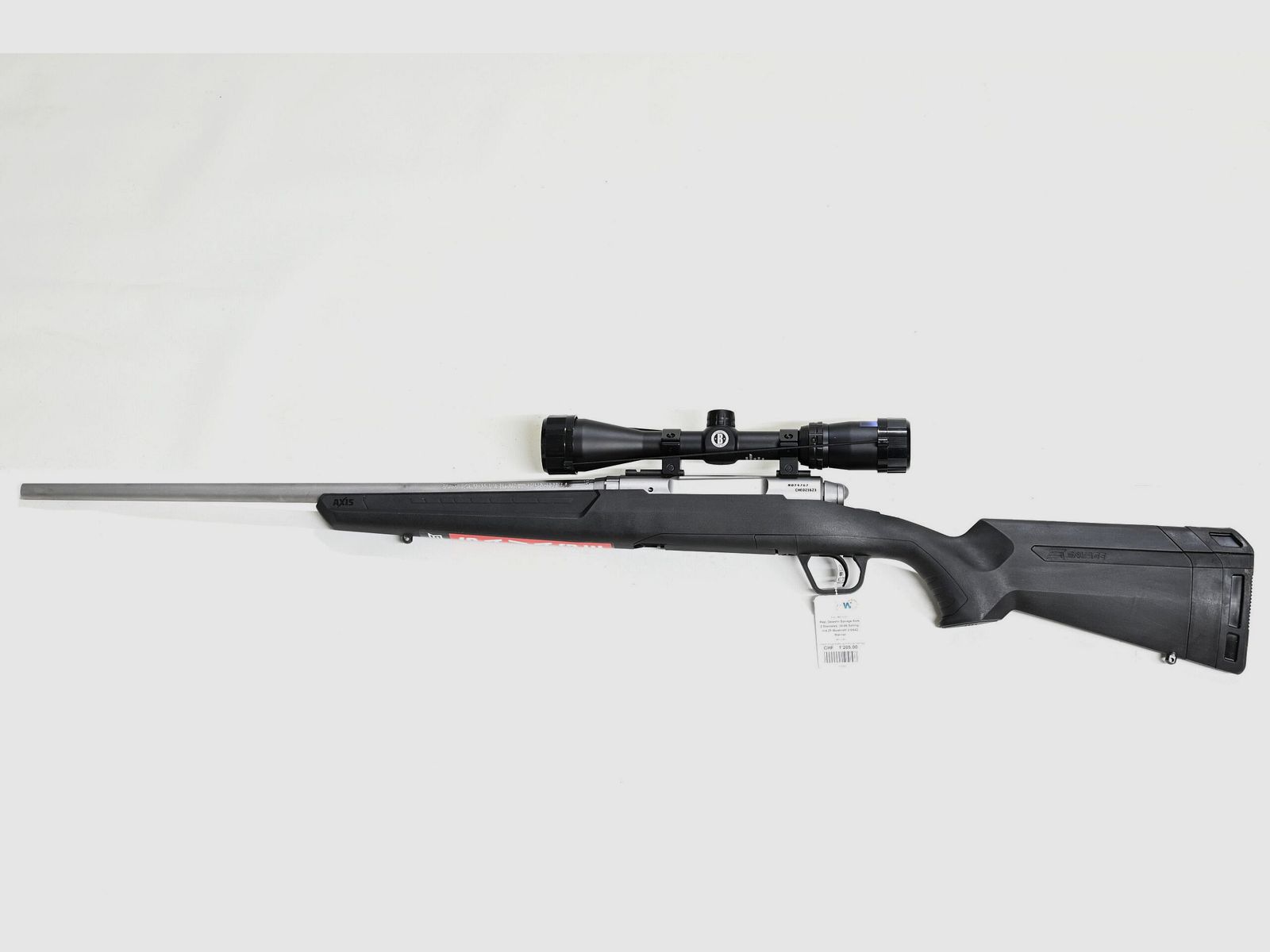 Rep. Gewehr Savage Axis 2 Stainless, .30-06 Spring, ZF Bushnell 3-9×42 Banner