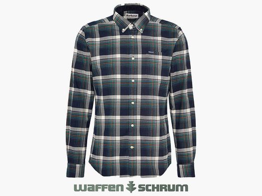 Barbour Shirt Shieldton Donker marine