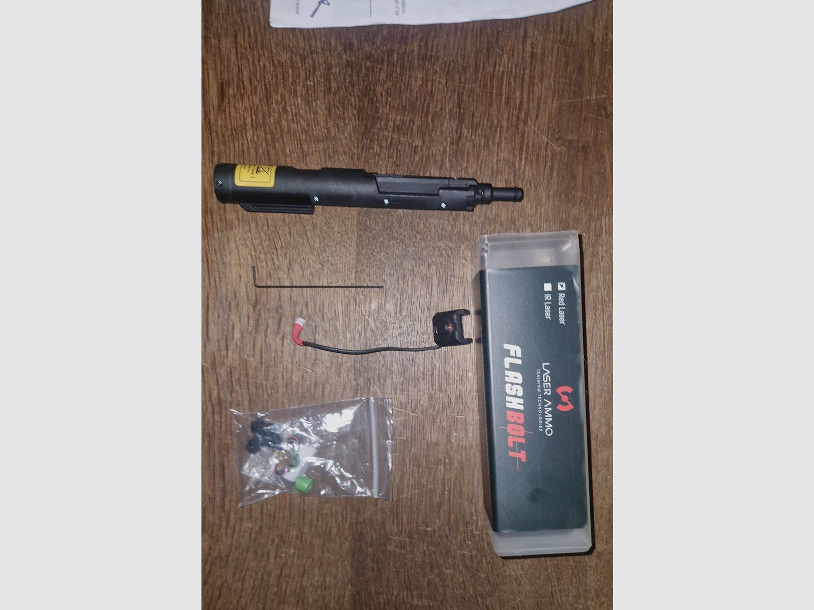 Zestaw treningowy Laser Ammo AR15 (WLB15-Wespe+ 3x cele i-MTTS)