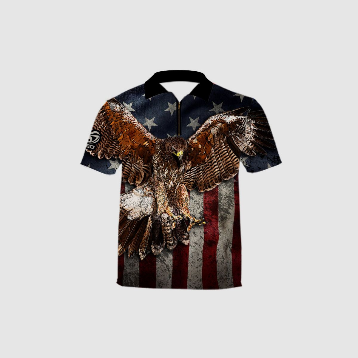 DED USA Eagle T-Shirt, Größe: L, Benutzerdefinierter Name: Kein Name, Bekleidungsart: Regulär (Herren), Bild 3 von 3