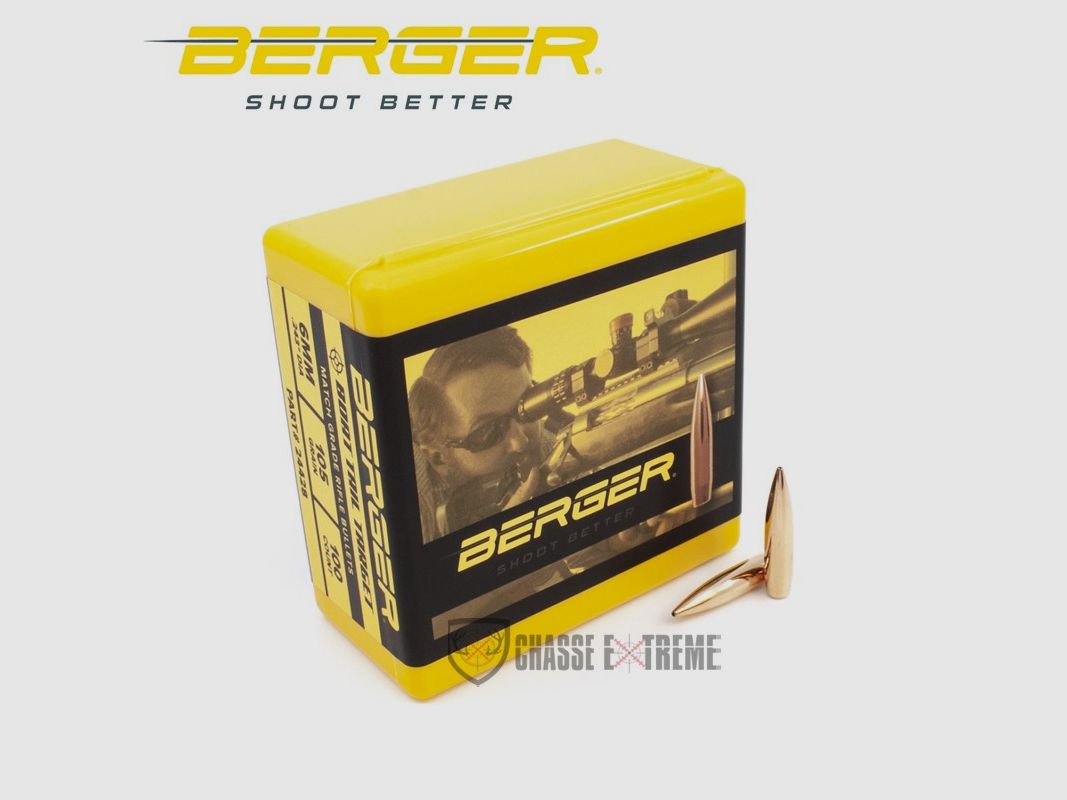 100 Geschosse BERGER Kal 6mm 105gr BT Target, Bild 1 von 2