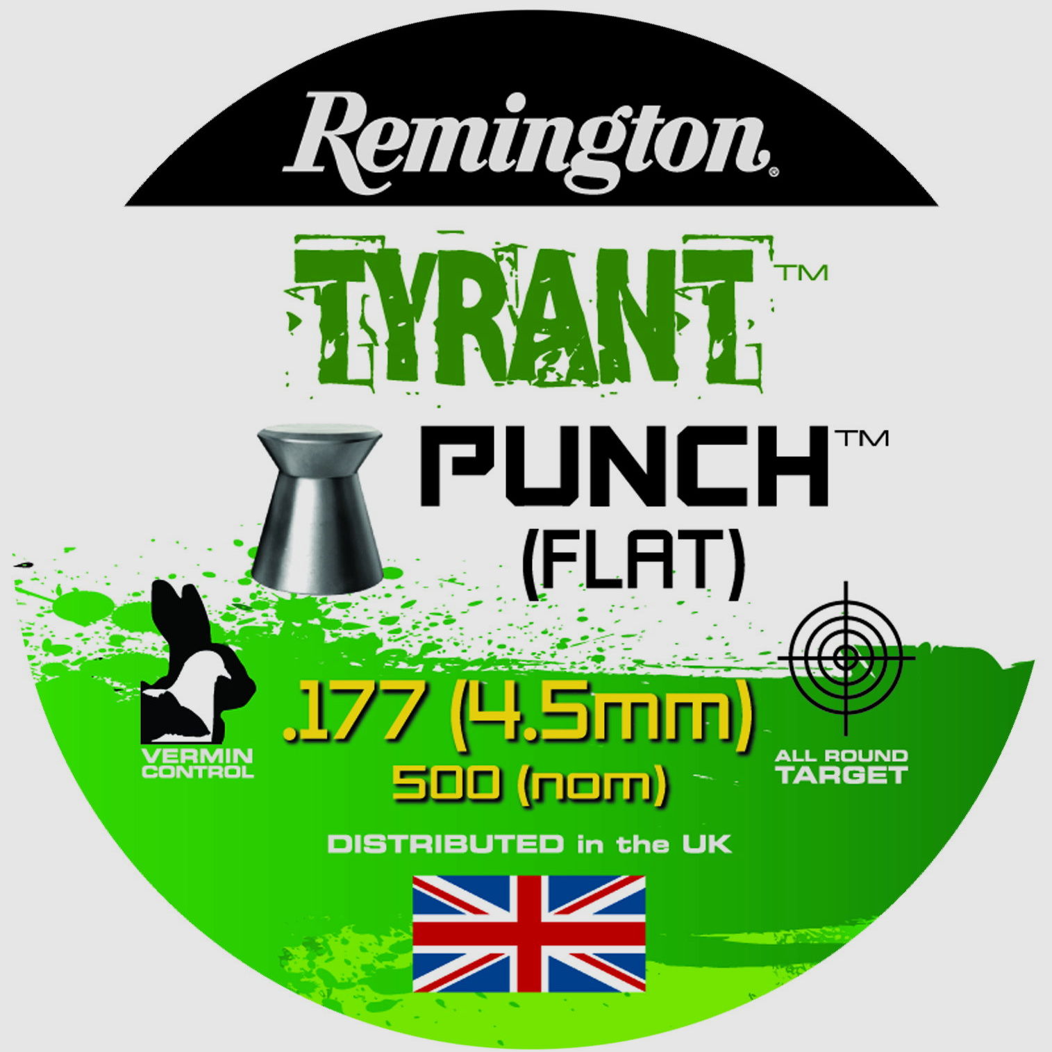 Remington Tyrant Punch Flat Cal. .177 / 4,5mm, 500 colpi