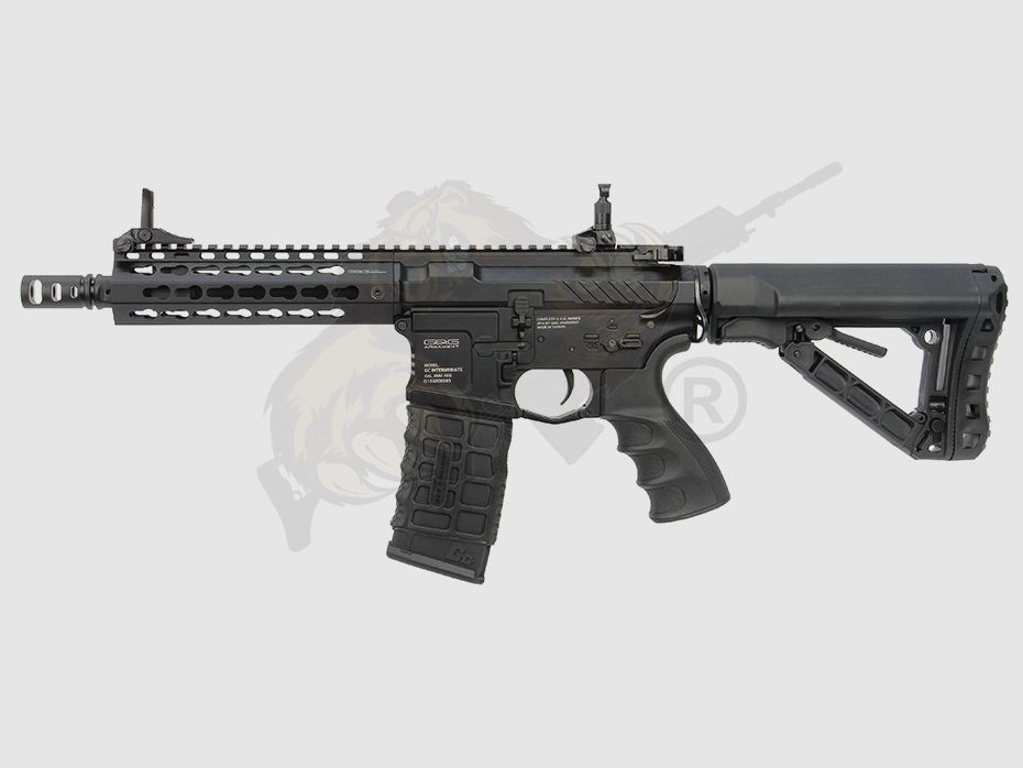 G&G GC16 SR-CQB  mit ETU in Schwarz Airsoft S-AEG frei ab 18