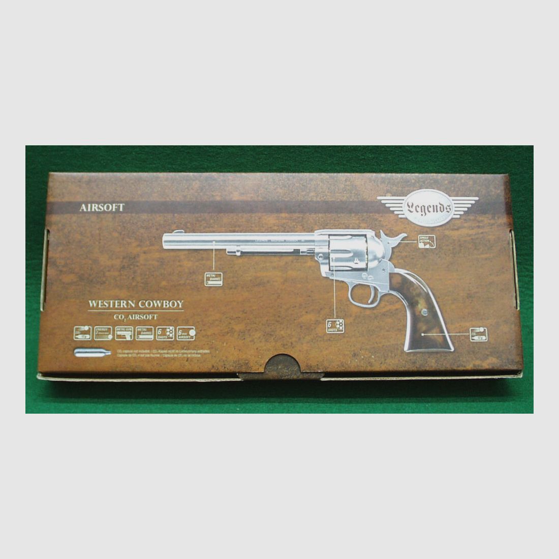 Umarex Western Cowboy CO2 Airsoft Revolver 6mmBB