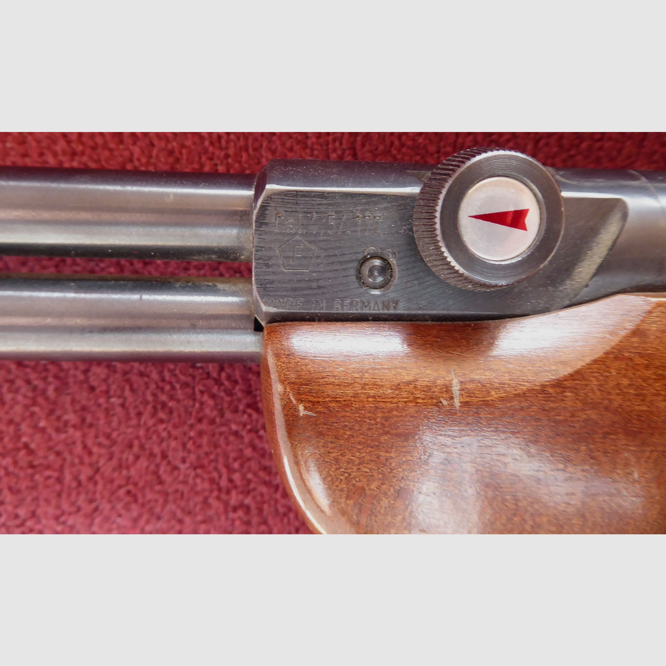 Hämmerli air rifle + scope – TOP condition - see pictures