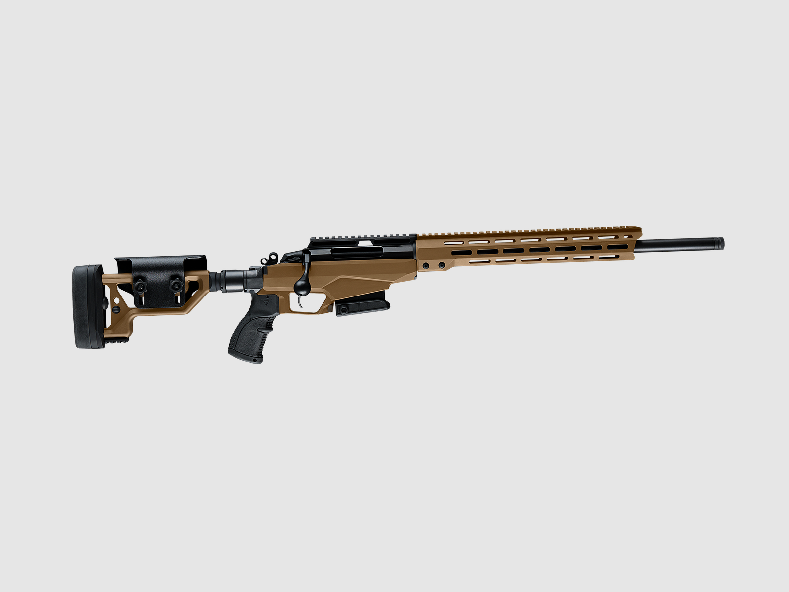 Tikka – Repetierer / T3x Tact A1 / .308 Win / 24 / MT5/8-24 / Picatinny 0MOA / Mit Mündungsdämpfer / 10 Schuss / Coyote Brown