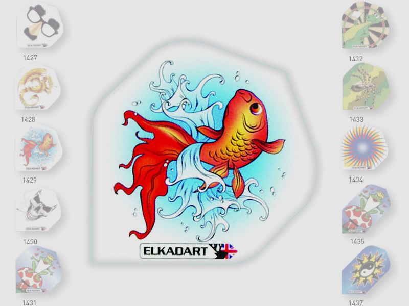 Elkadart Metronic Flights Rainbow Fish Diamond Form 3 StĂĽck