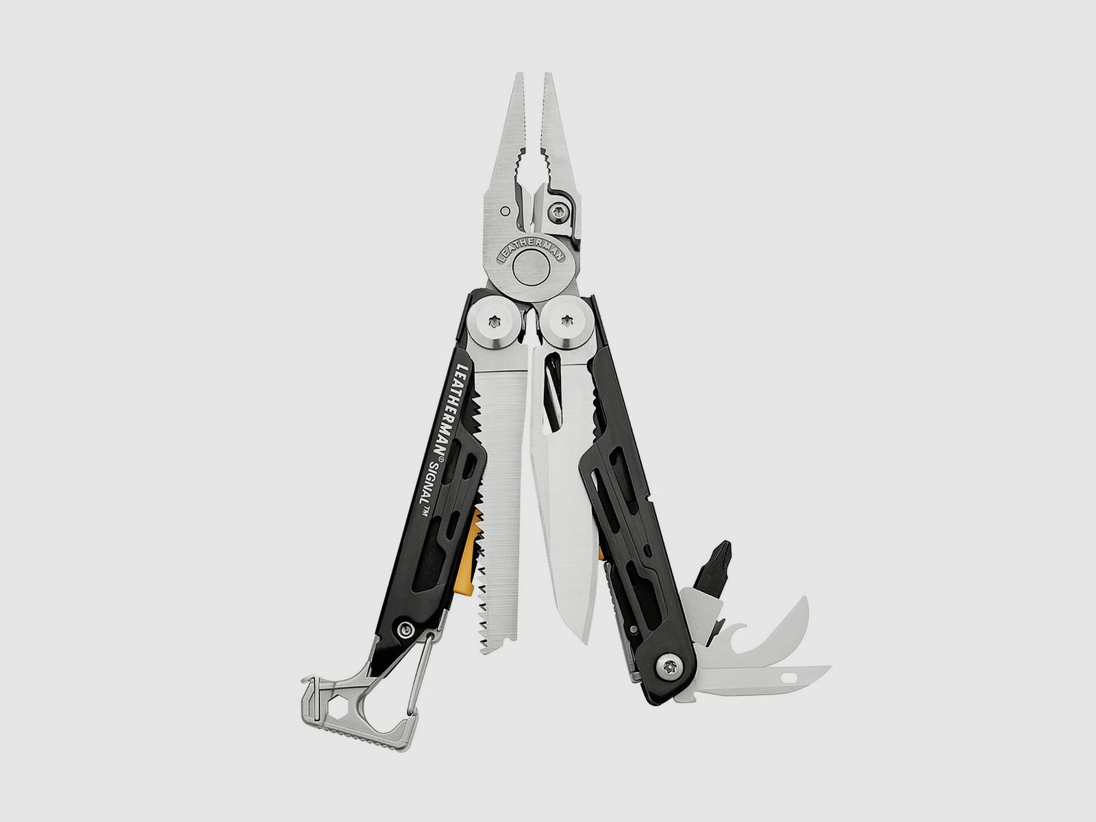 Leatherman SIGNAL Stainless, Molle Holster, Schwarz, L