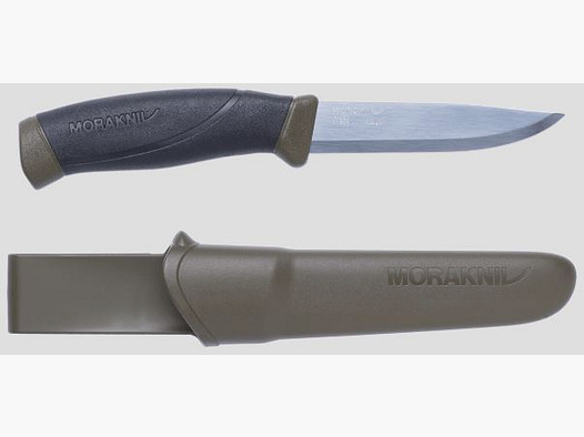 Outdoor und Aufbrechmesser Morakniv Companion Militärgrün - DAS ORIGINAL