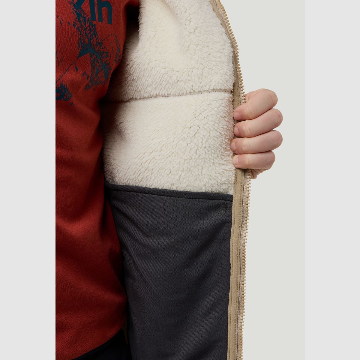 Kurtka JACK WOLFSKIN Kaminfeuer M Anis